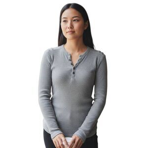 G BY GUESS GRAY SHIRT SZ.S EUC.